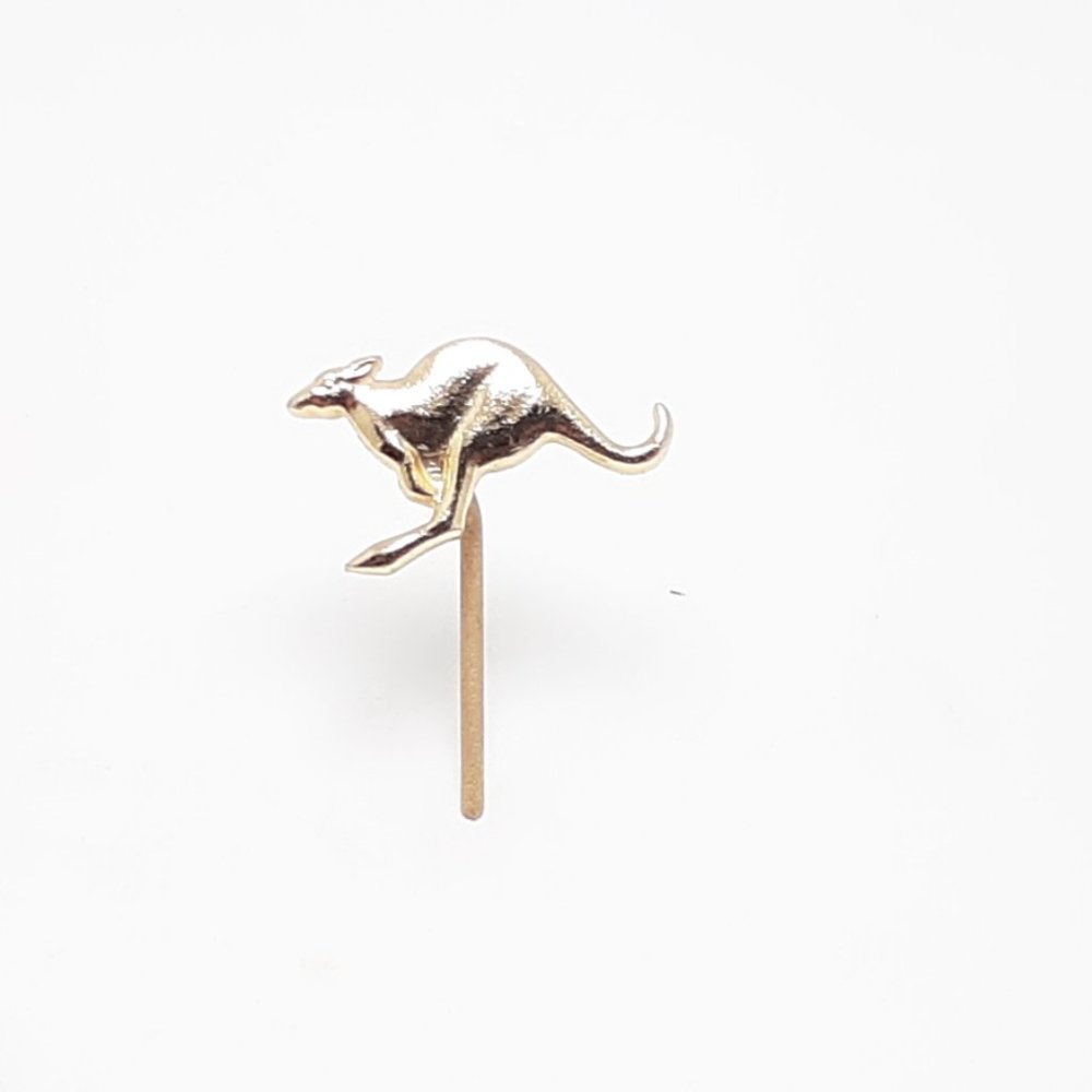 Gold Tone Vintage Pin Kangaroo Pin